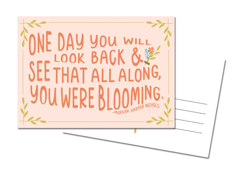 Blooming Postcard