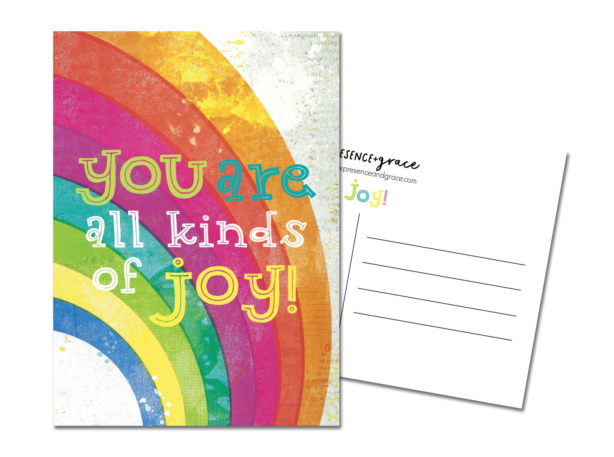 All Kinds Of Joy Postcard