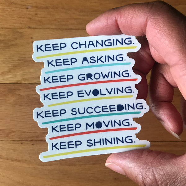 Keep Shining Sticker