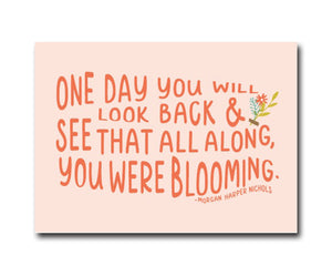 Blooming Sticker | Morgan Harper Nichols Quote