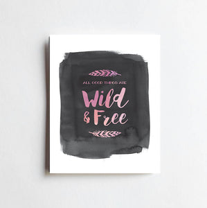 Wild & Free Art Print